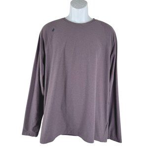 Rhone Long Sleeve Shirt Mens XL Purple‎ Crewneck Stretch Athletic TP-3070
